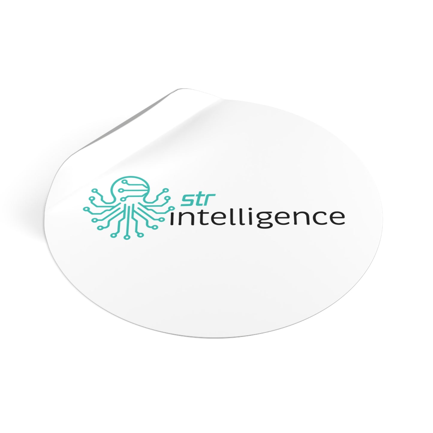 Round Vinyl Stickers - Intelligence
