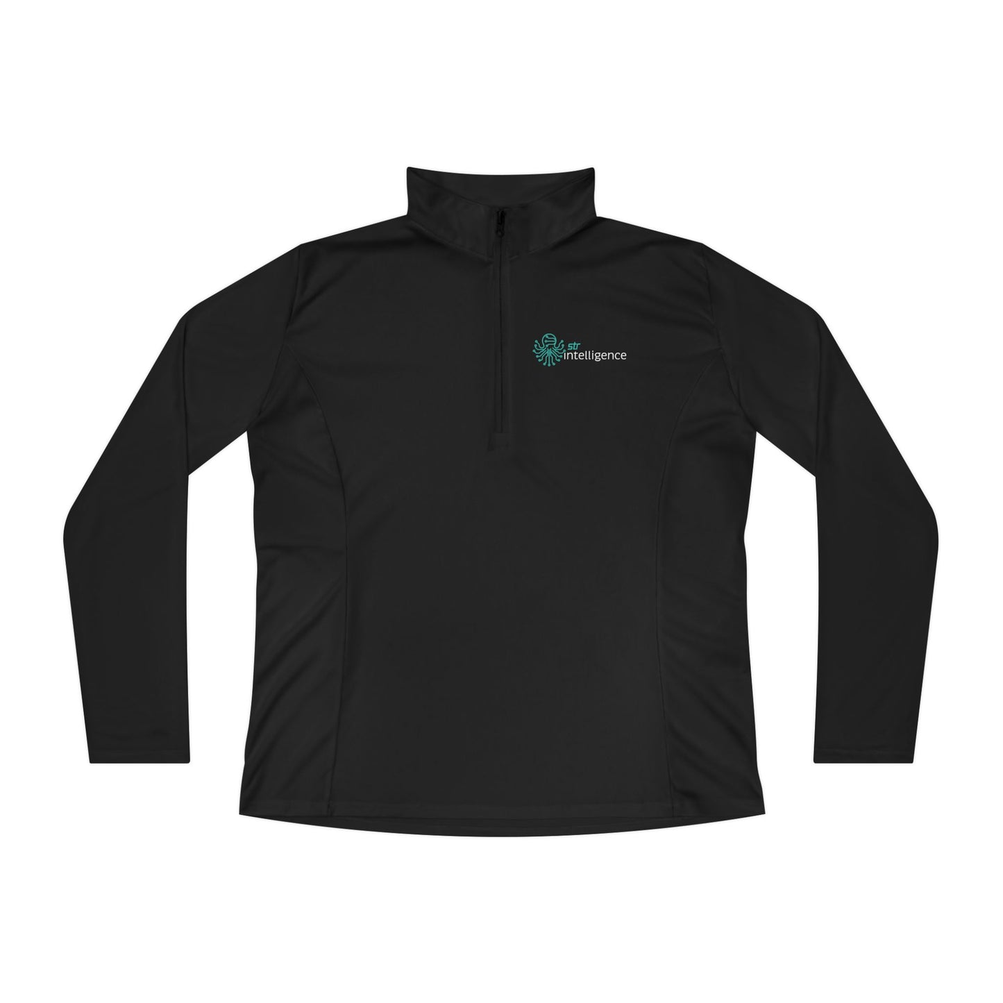 Ladies Quarter-Zip Pullover - Intelligence