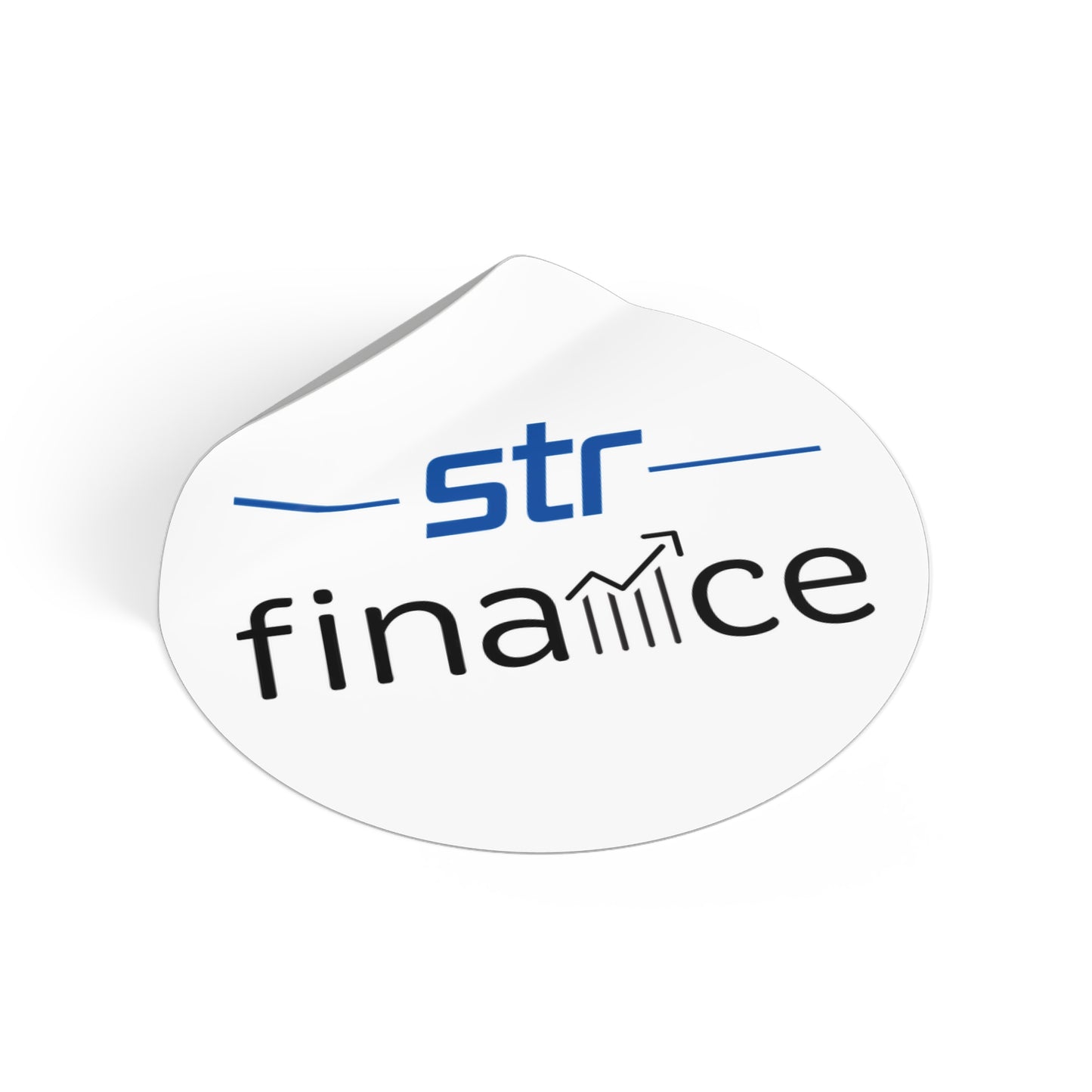 Round Vinyl Stickers - Finance