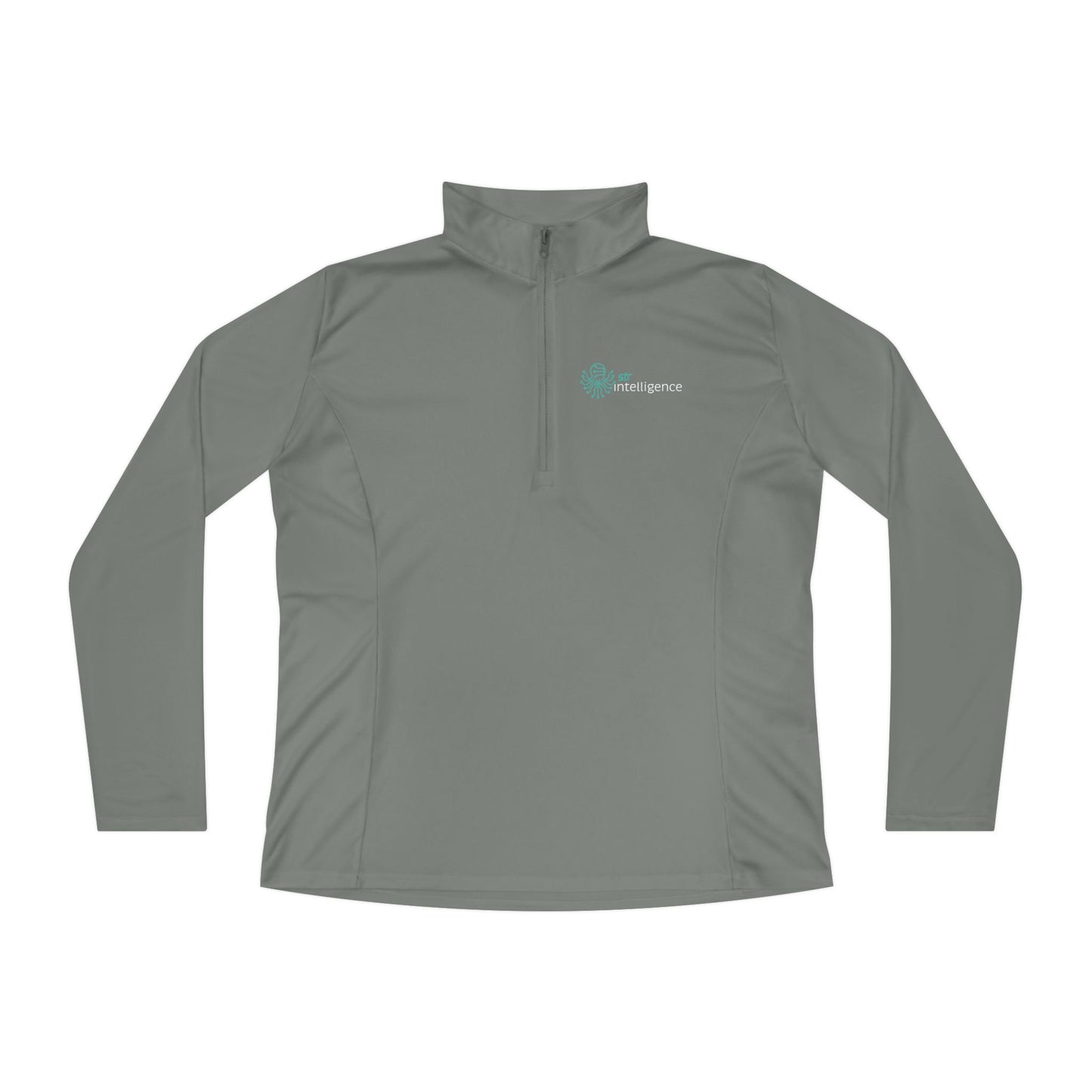 Ladies Quarter-Zip Pullover - Intelligence