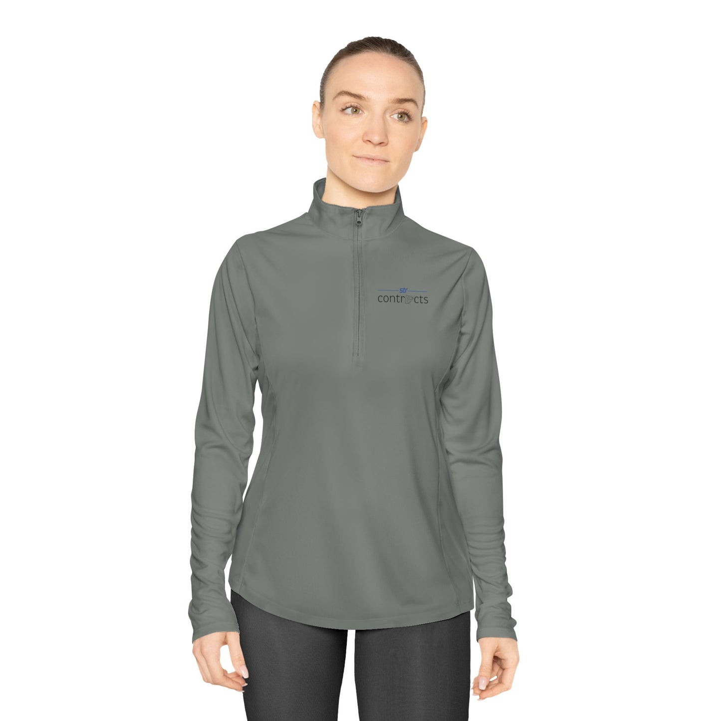 Ladies Quarter-Zip Pullover - Contracts