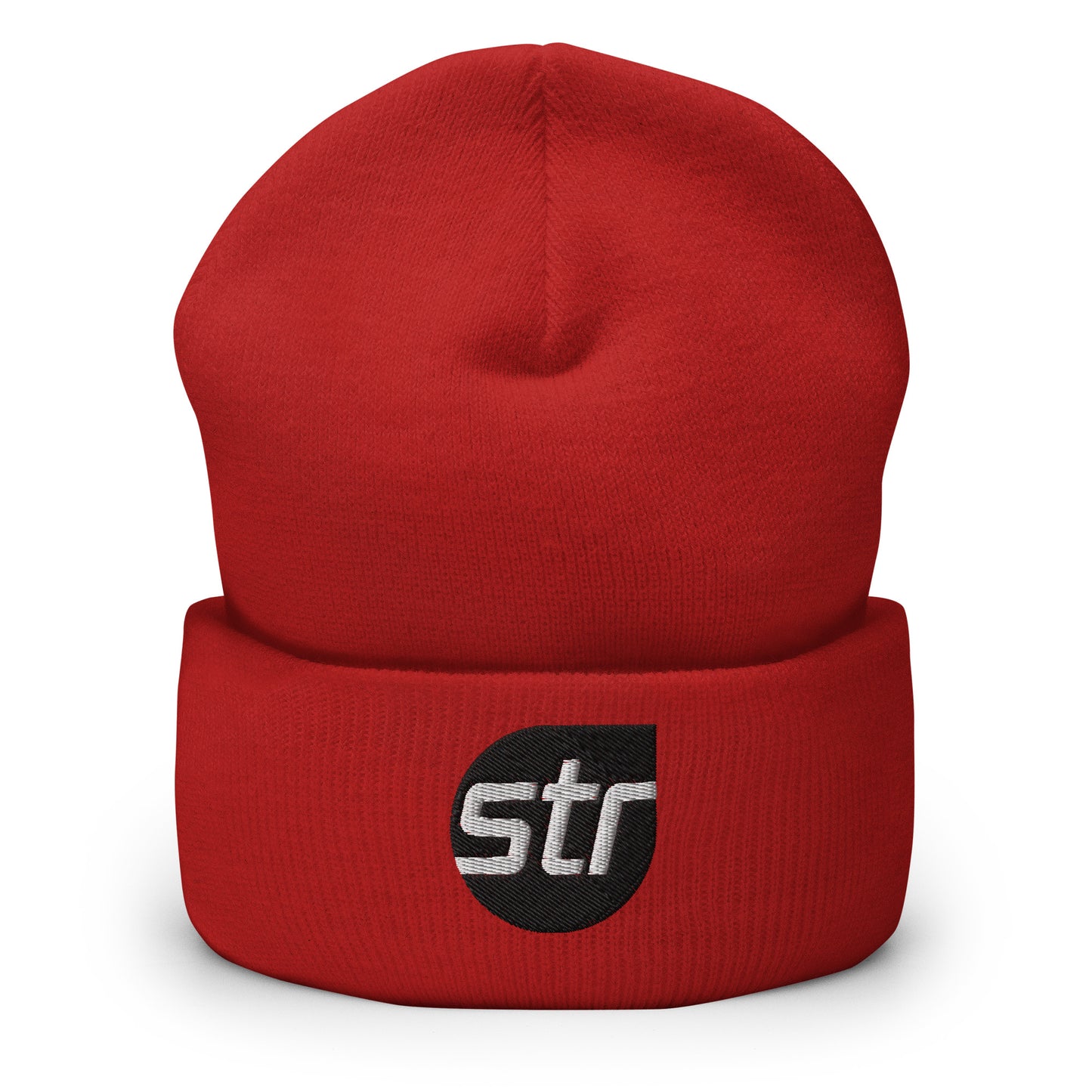 Cuffed Beanie (Embroidered) - STR