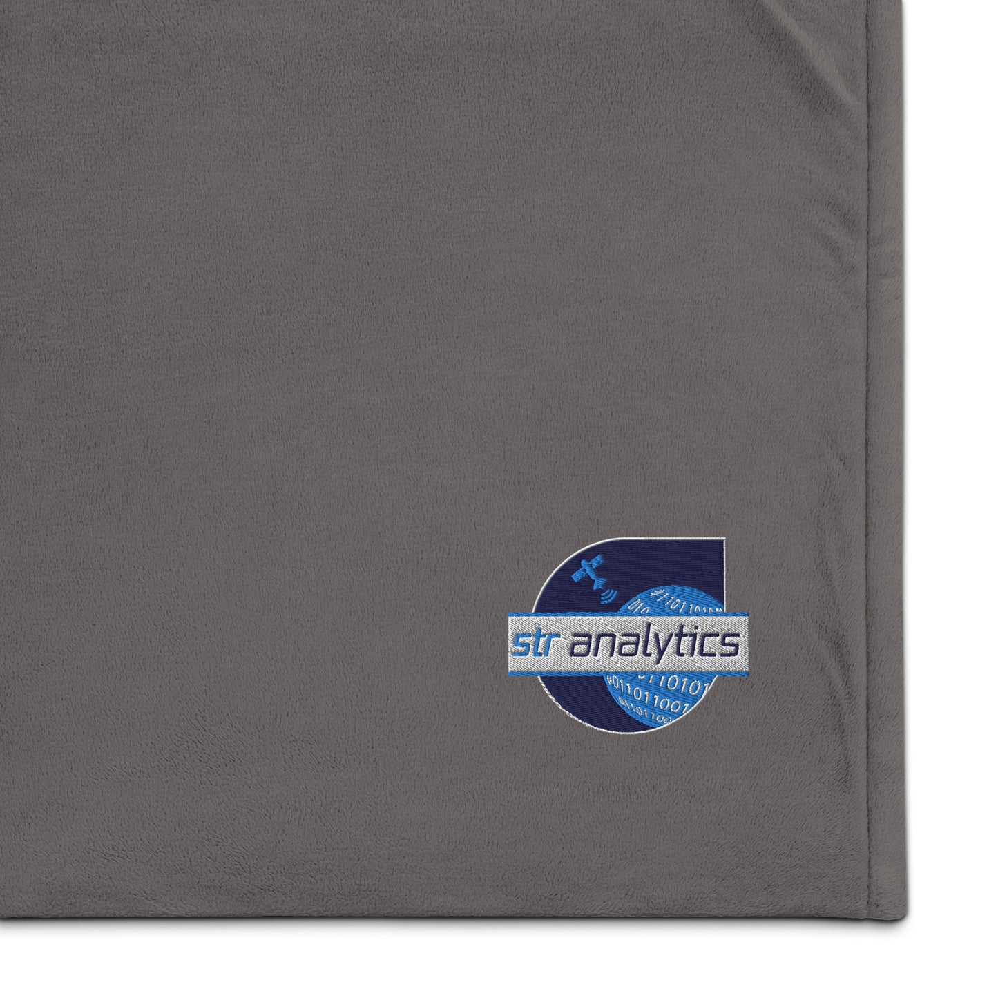 Premium sherpa blanket (Embroidered) - Analytics