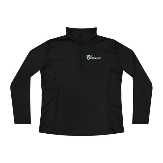 Ladies Quarter-Zip Pullover - Business Operations