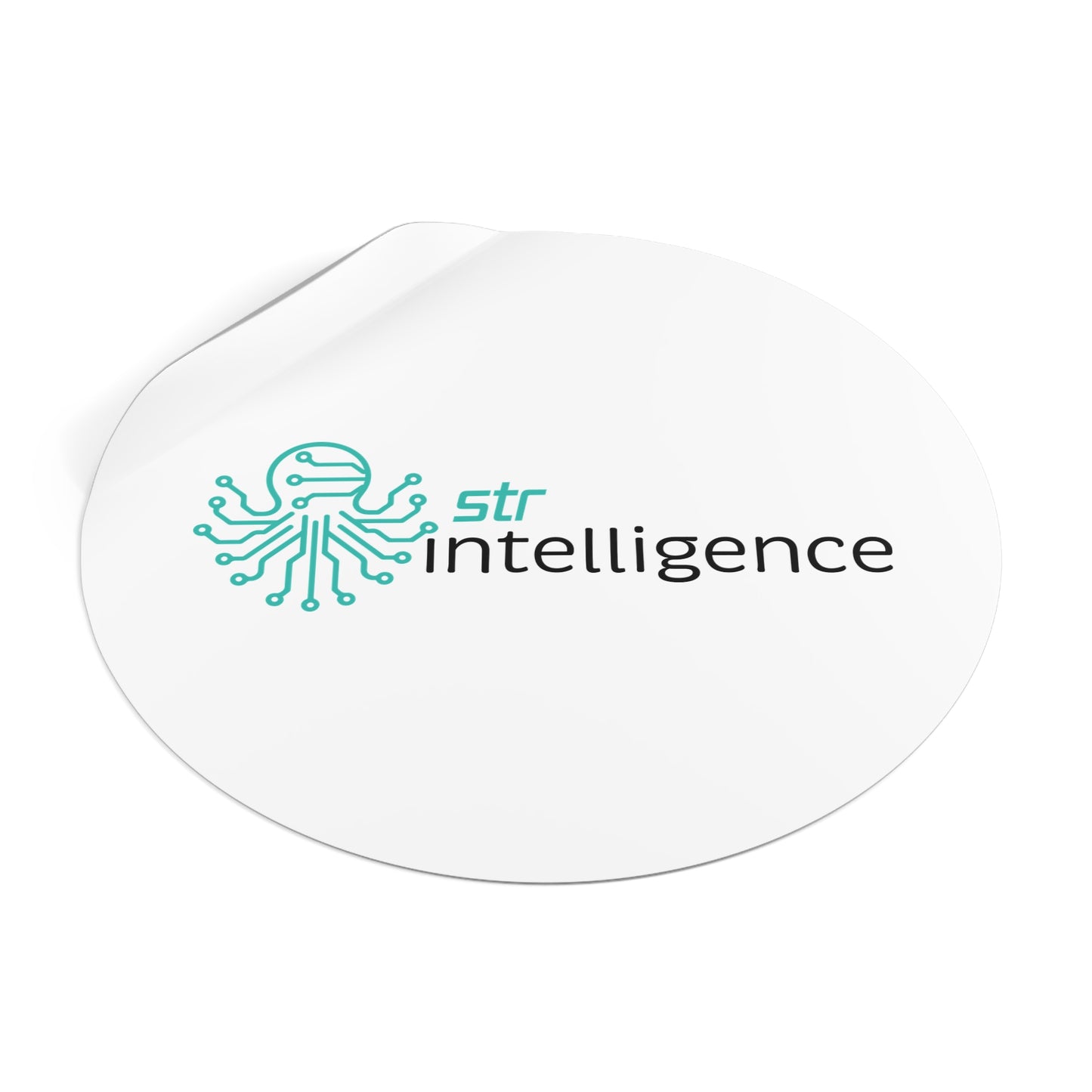 Round Vinyl Stickers - Intelligence