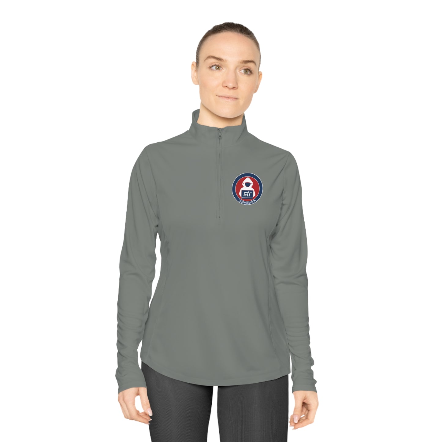 Ladies Quarter-Zip Pullover - Cyber