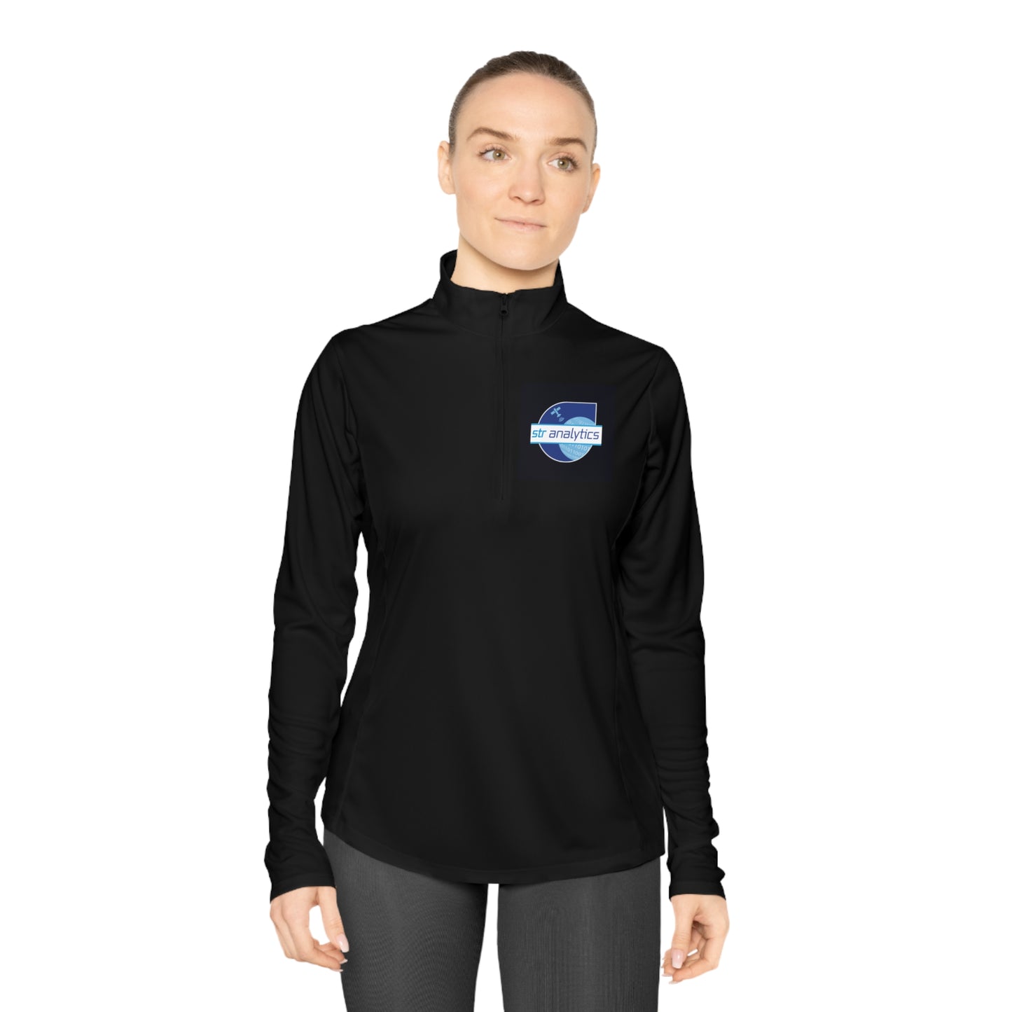 Ladies Quarter-Zip Pullover - Analytics