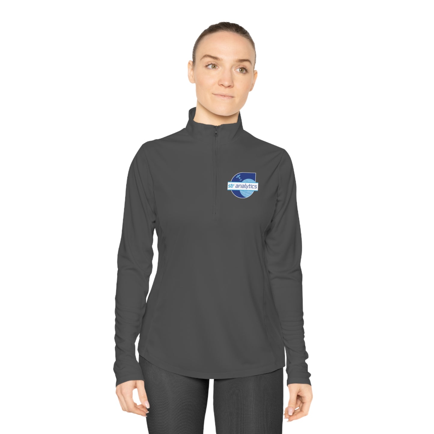 Ladies Quarter-Zip Pullover - Analytics