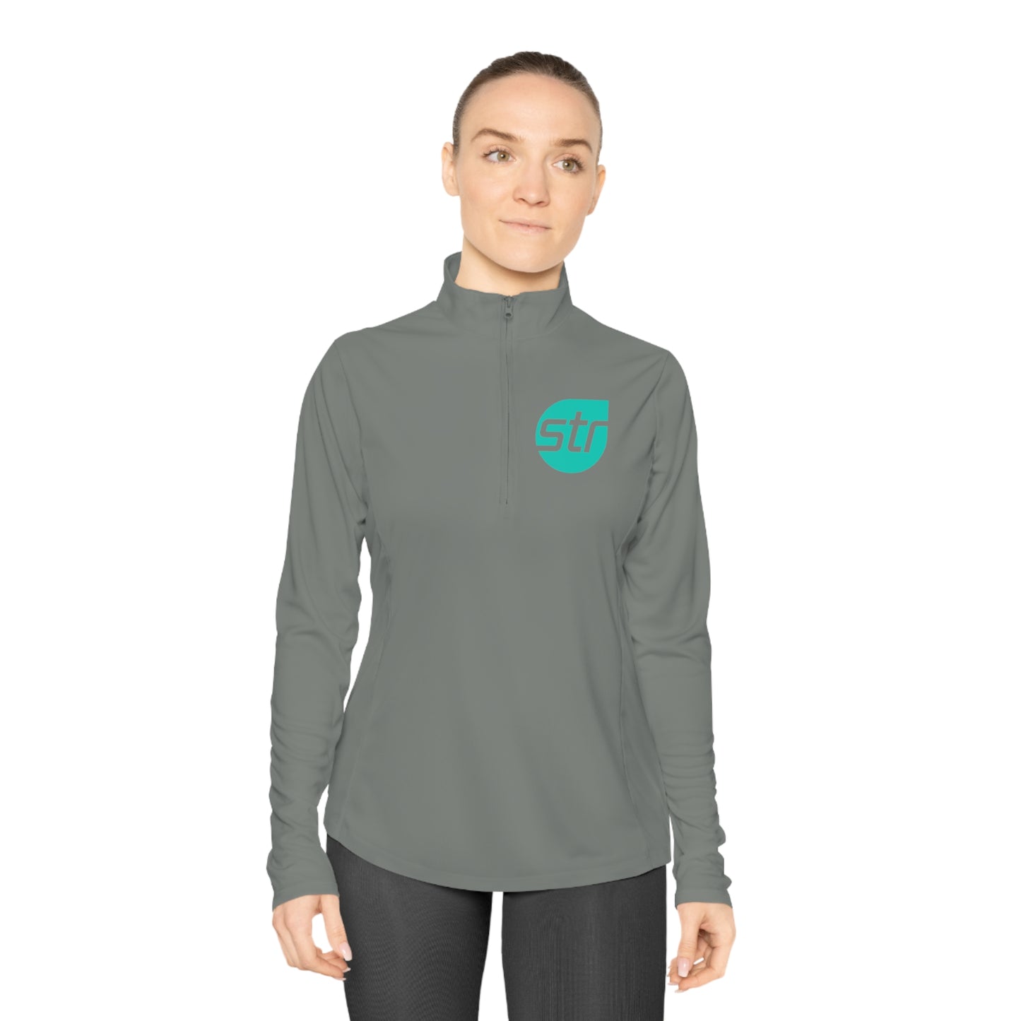 Ladies Quarter-Zip Pullover - STR