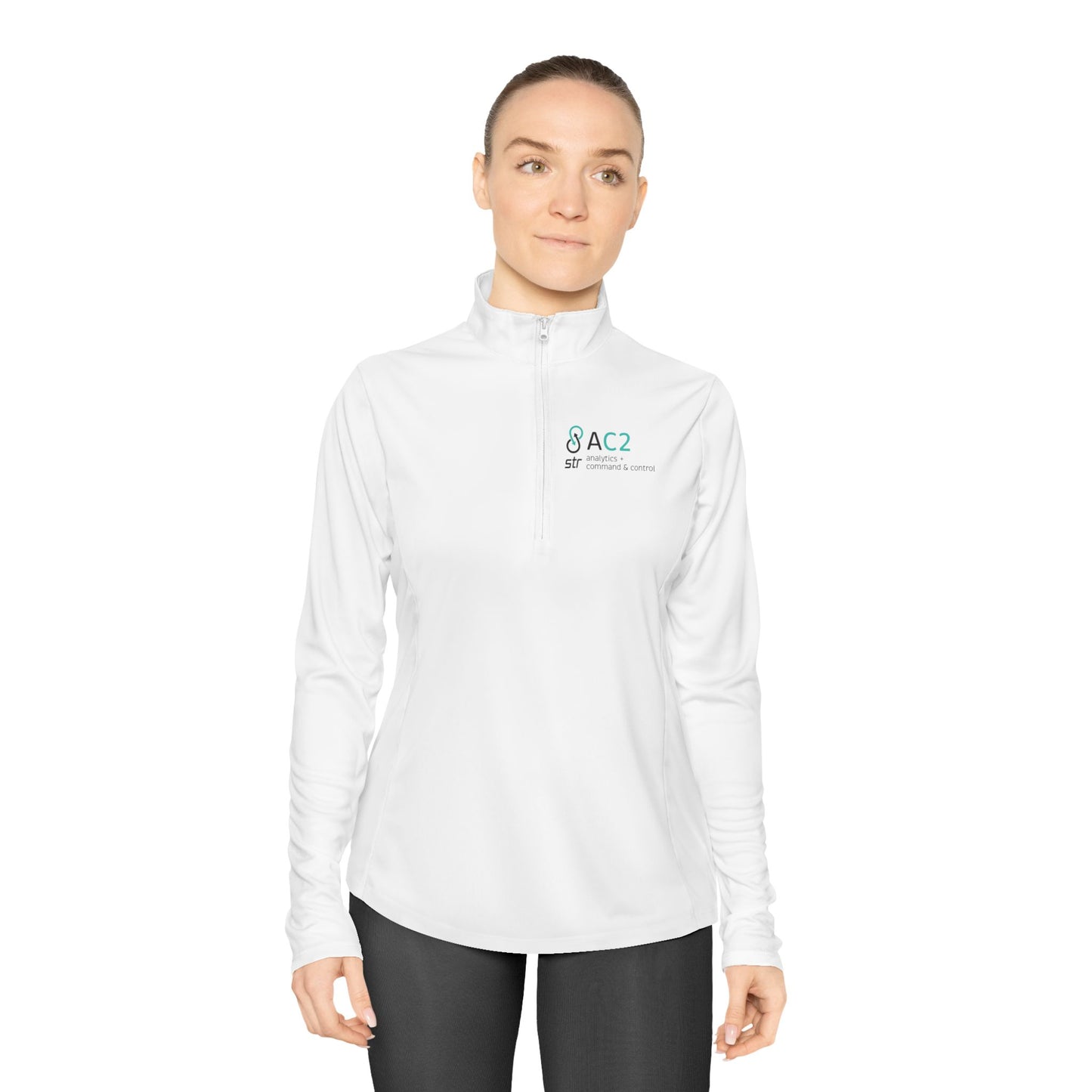 Ladies Quarter-Zip Pullover - Analytics