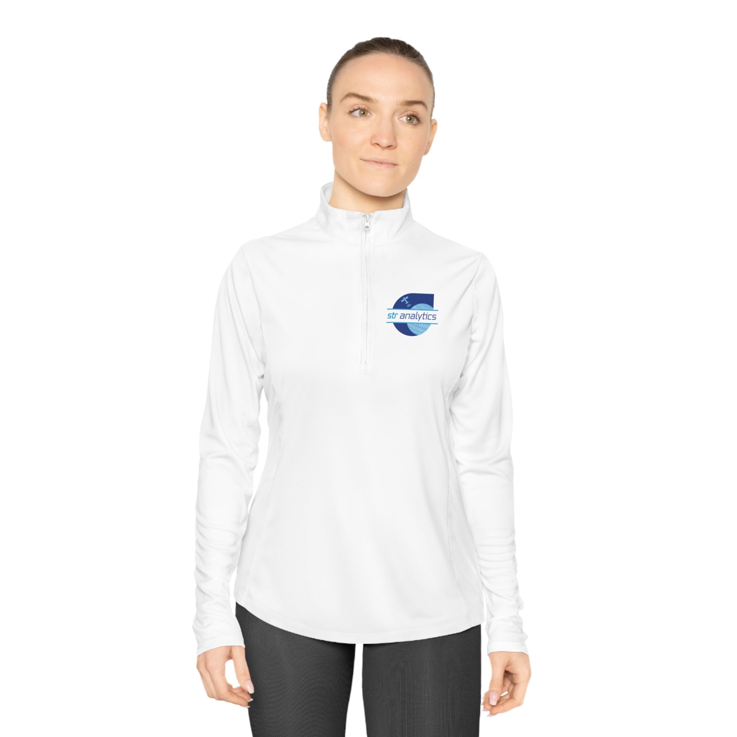 Ladies Quarter-Zip Pullover - Analytics