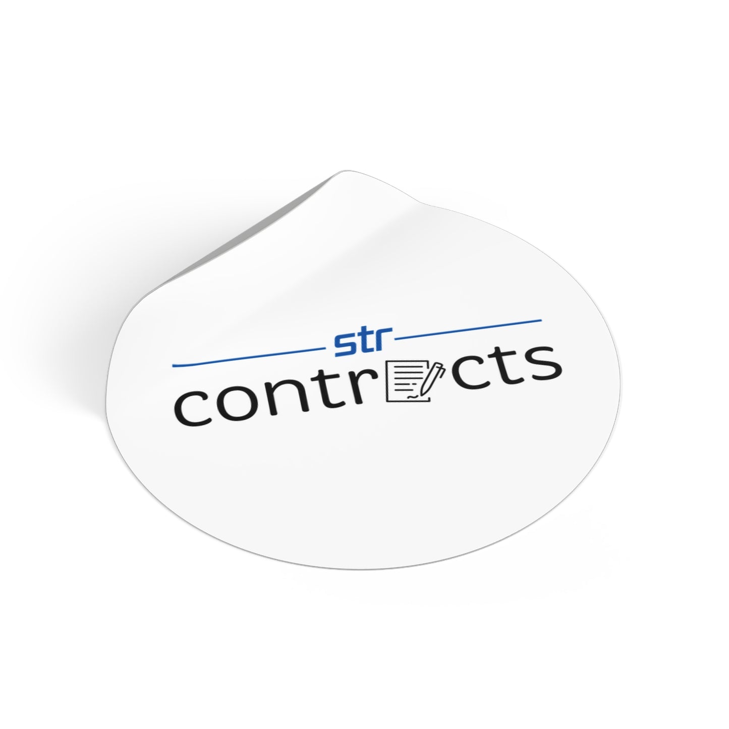Round Vinyl Stickers - Contracts