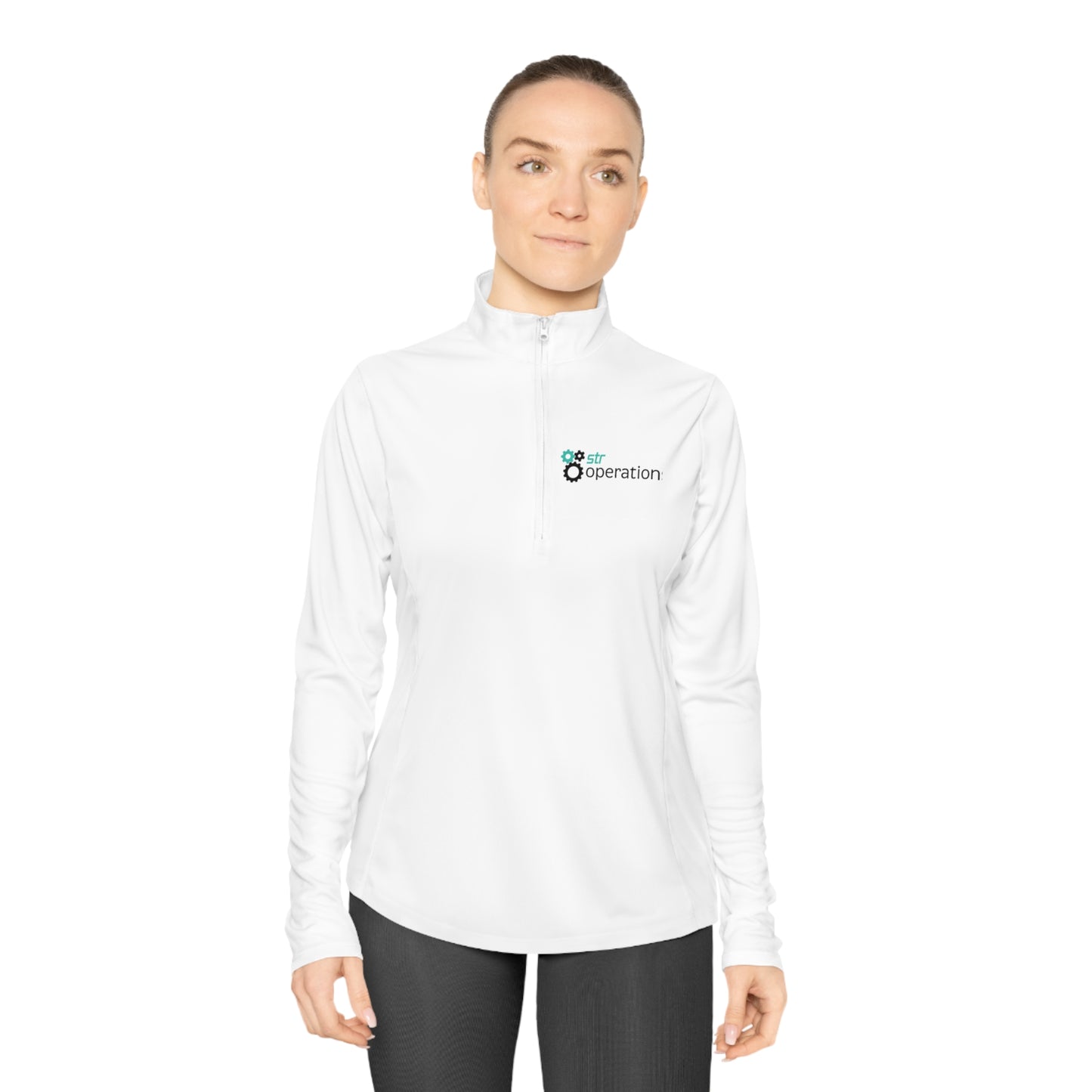 Ladies Quarter-Zip Pullover - Business Operations