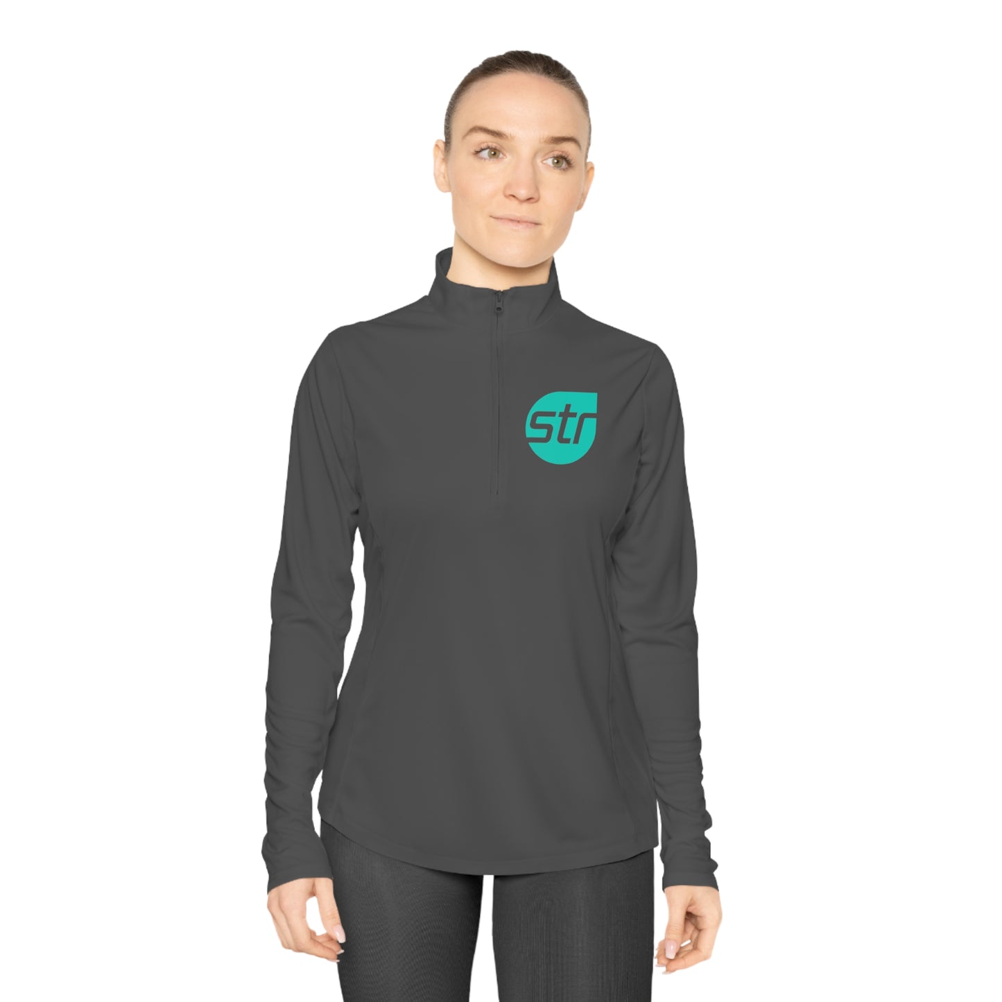 Ladies Quarter-Zip Pullover - STR