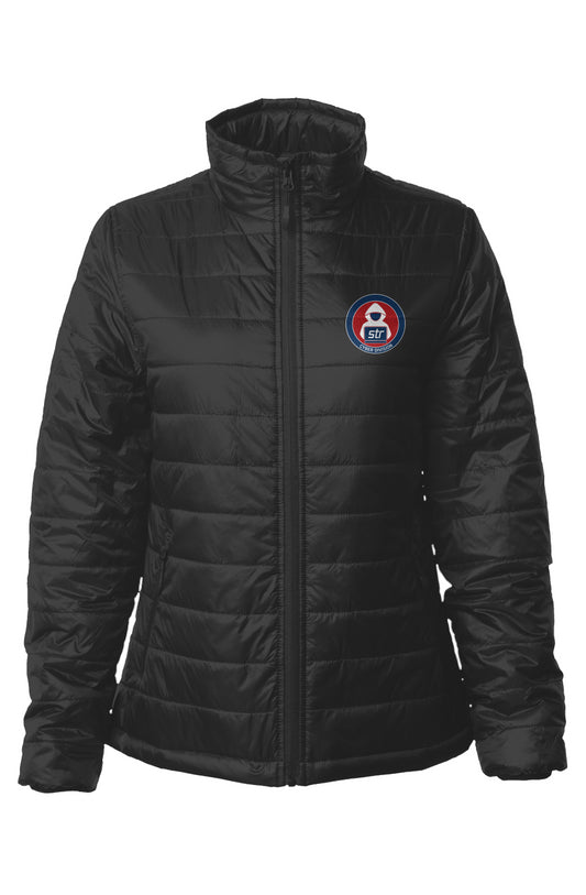 Womens Puffer Jacket - Cyber