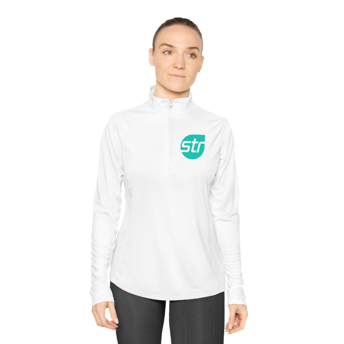 Ladies Quarter-Zip Pullover - STR