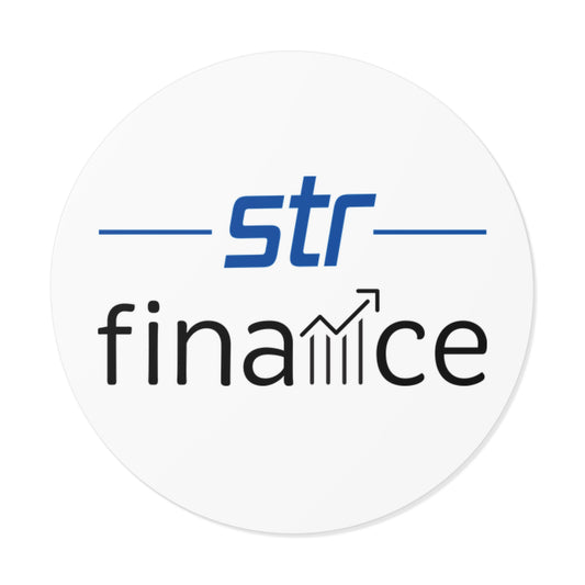 Round Vinyl Stickers - Finance