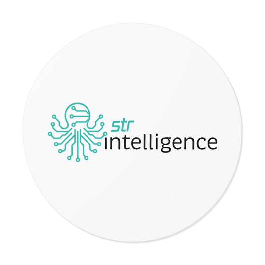 Round Vinyl Stickers - Intelligence
