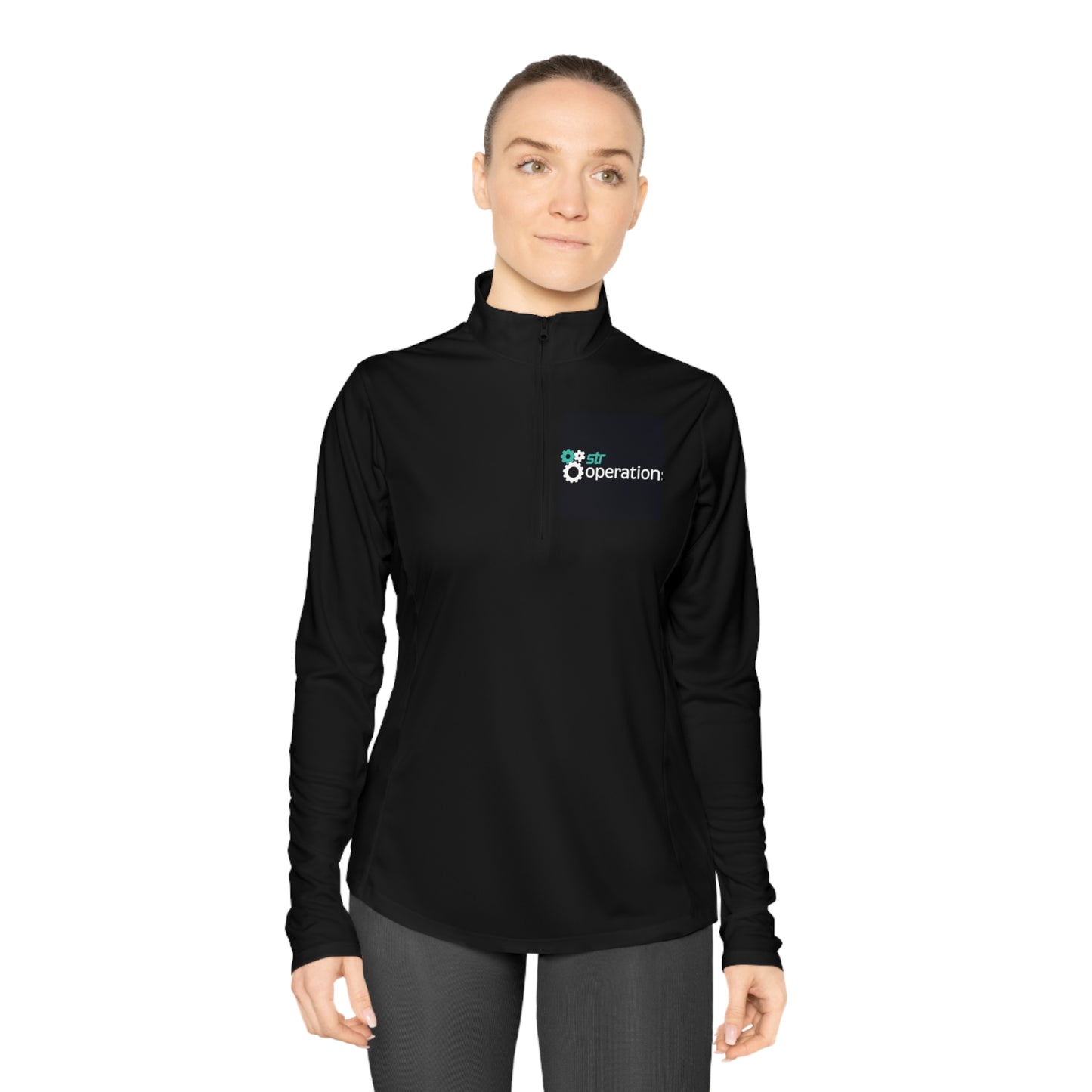 Ladies Quarter-Zip Pullover - Business Operations