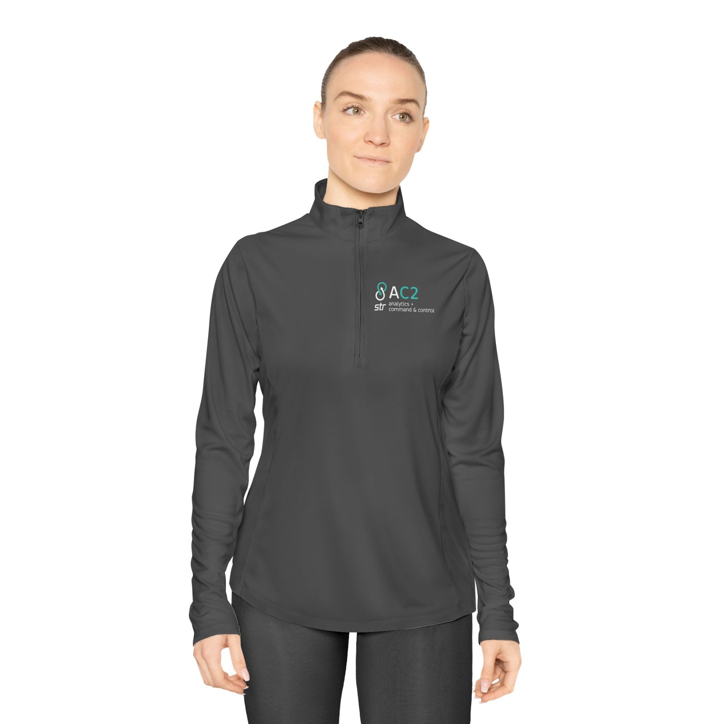 Ladies Quarter-Zip Pullover - Analytics