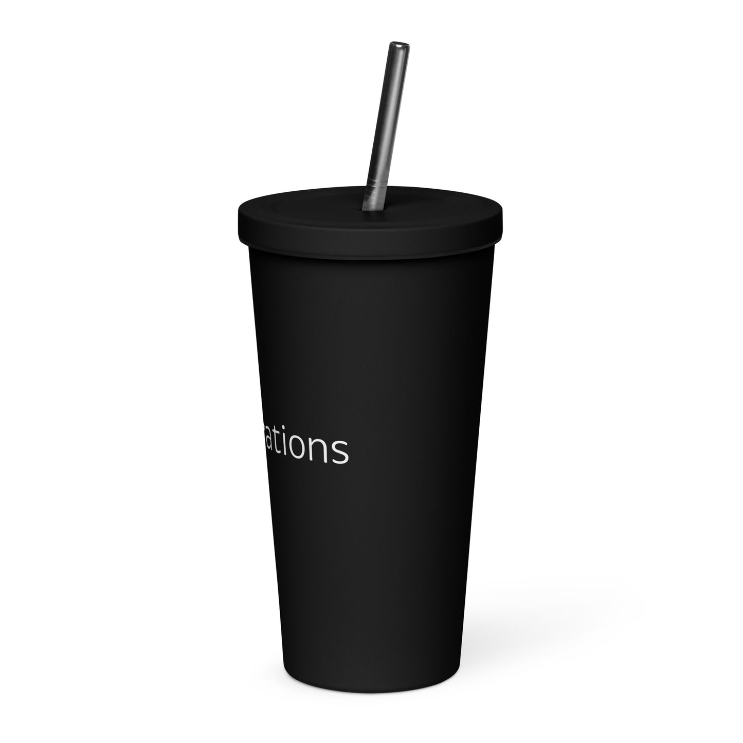 Insulated tumbler with a straw - Business Operations