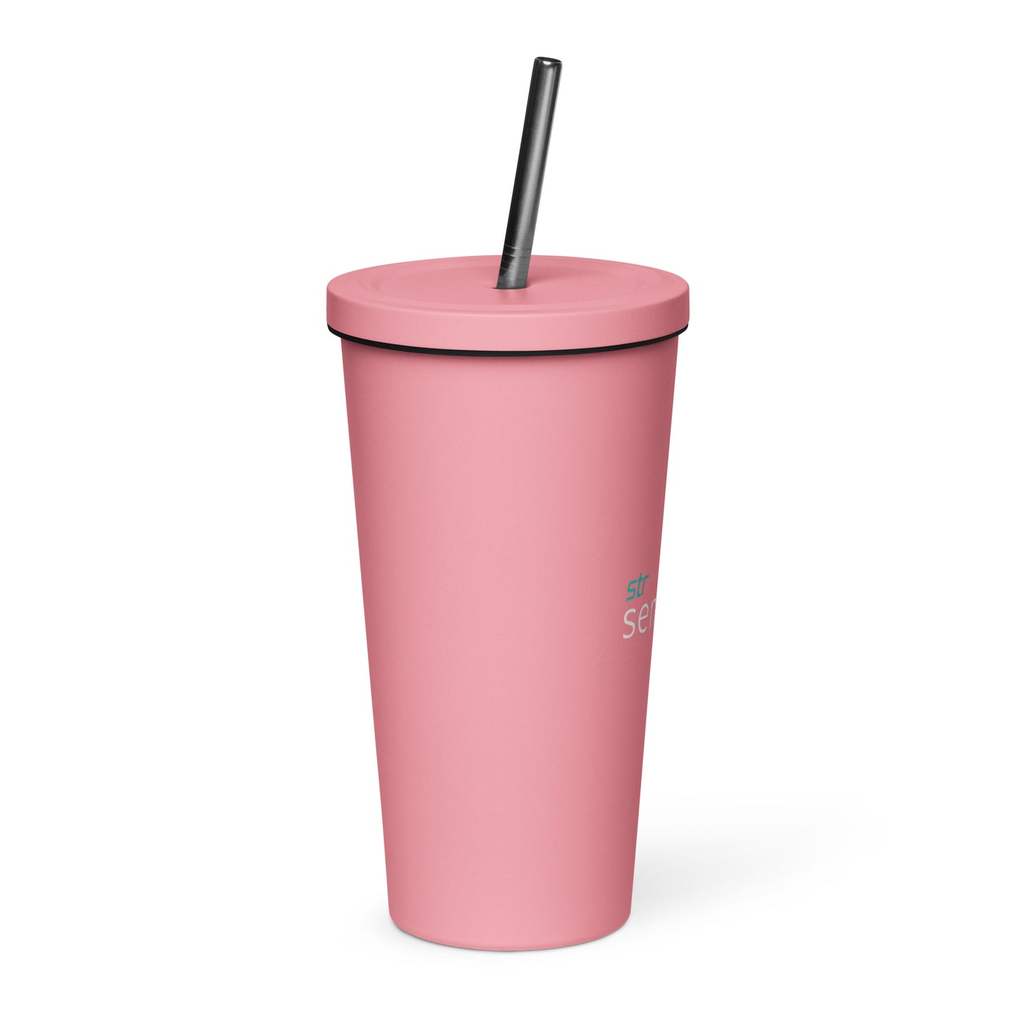 Insulated tumbler with a straw - Sensors