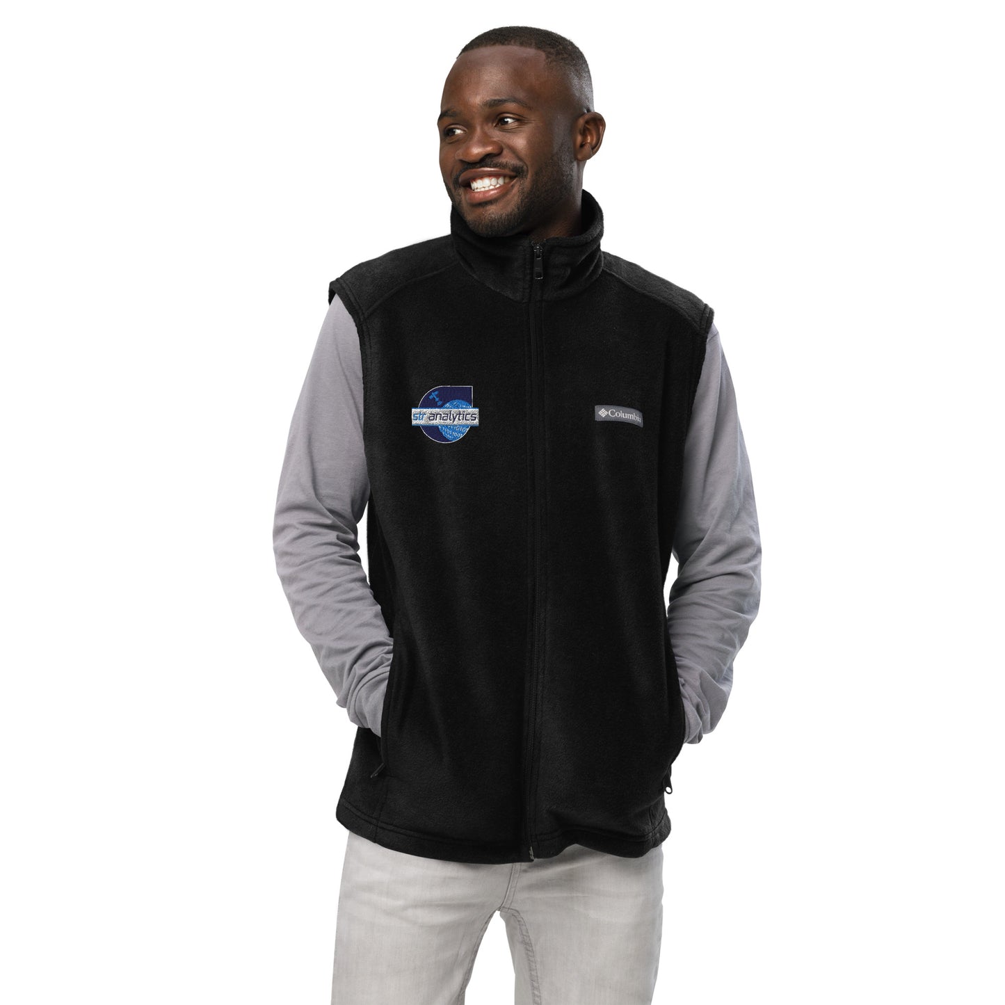 Columbia | Men’s fleece vest (embroidered) - Analytics