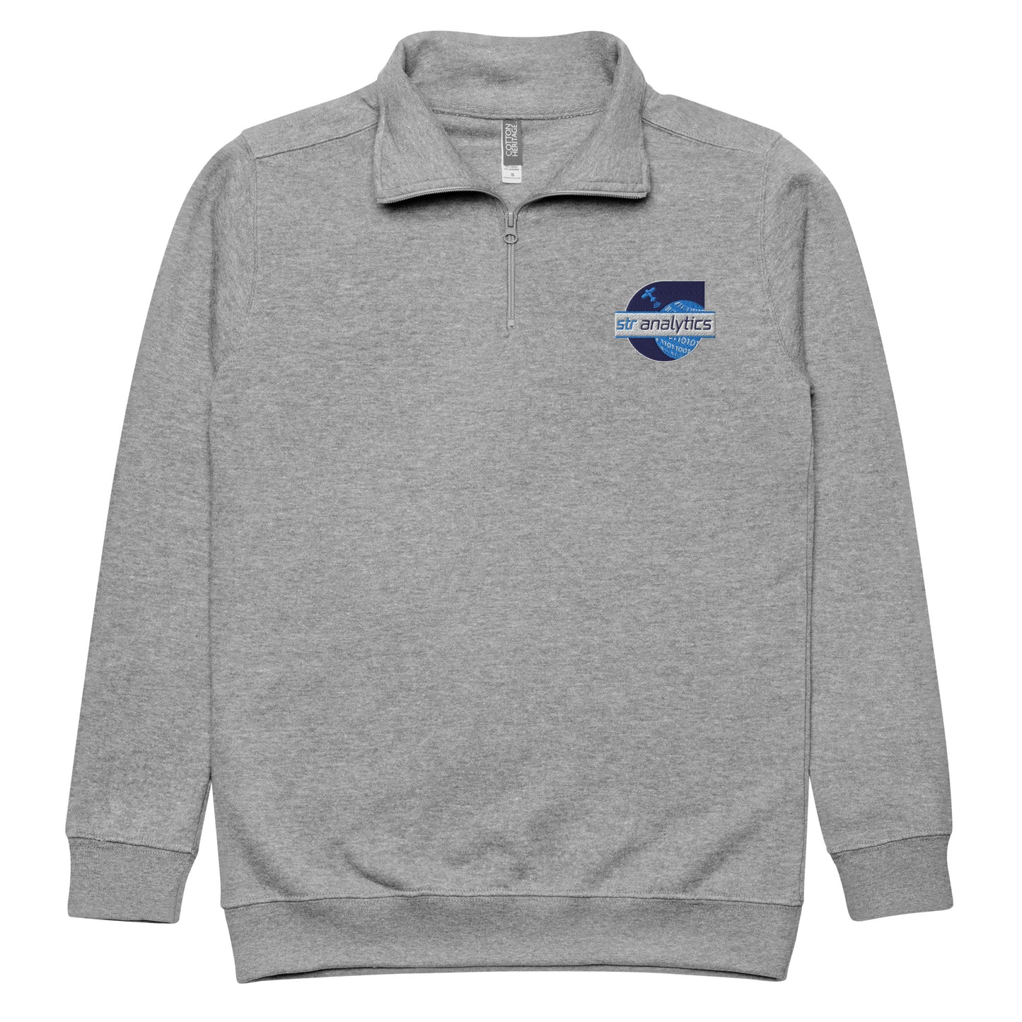 Cotton Heritage | Unisex fleece pullover (embroidered) - Analytics