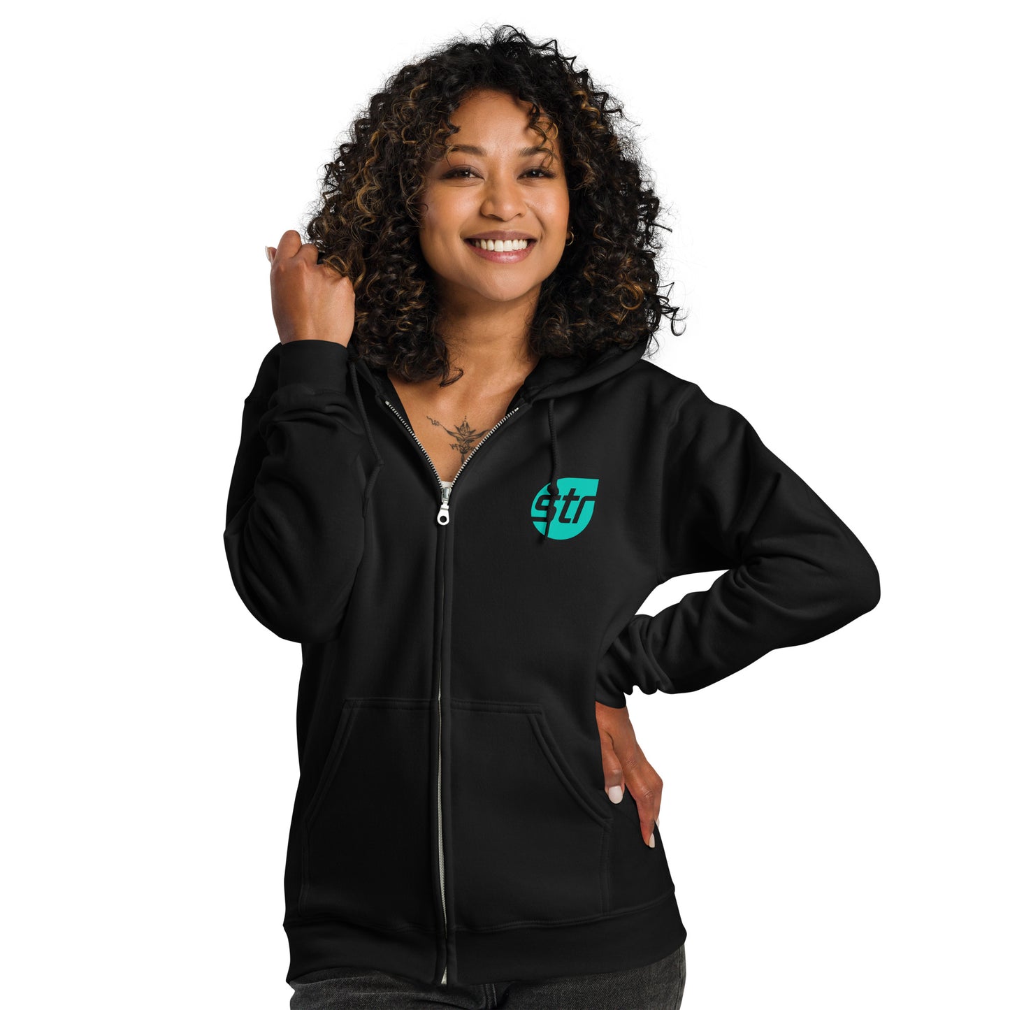 Unisex Classic Zip-up Hoodie - STR