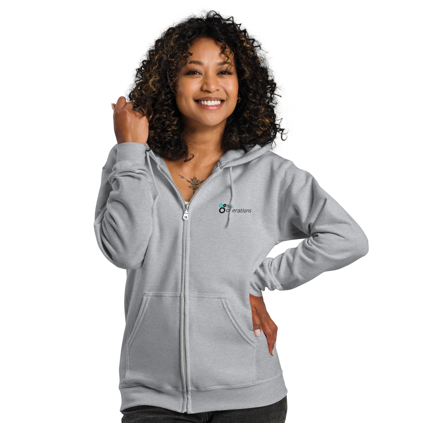 Unisex Classic Zip-up Hoodie - Business Operation