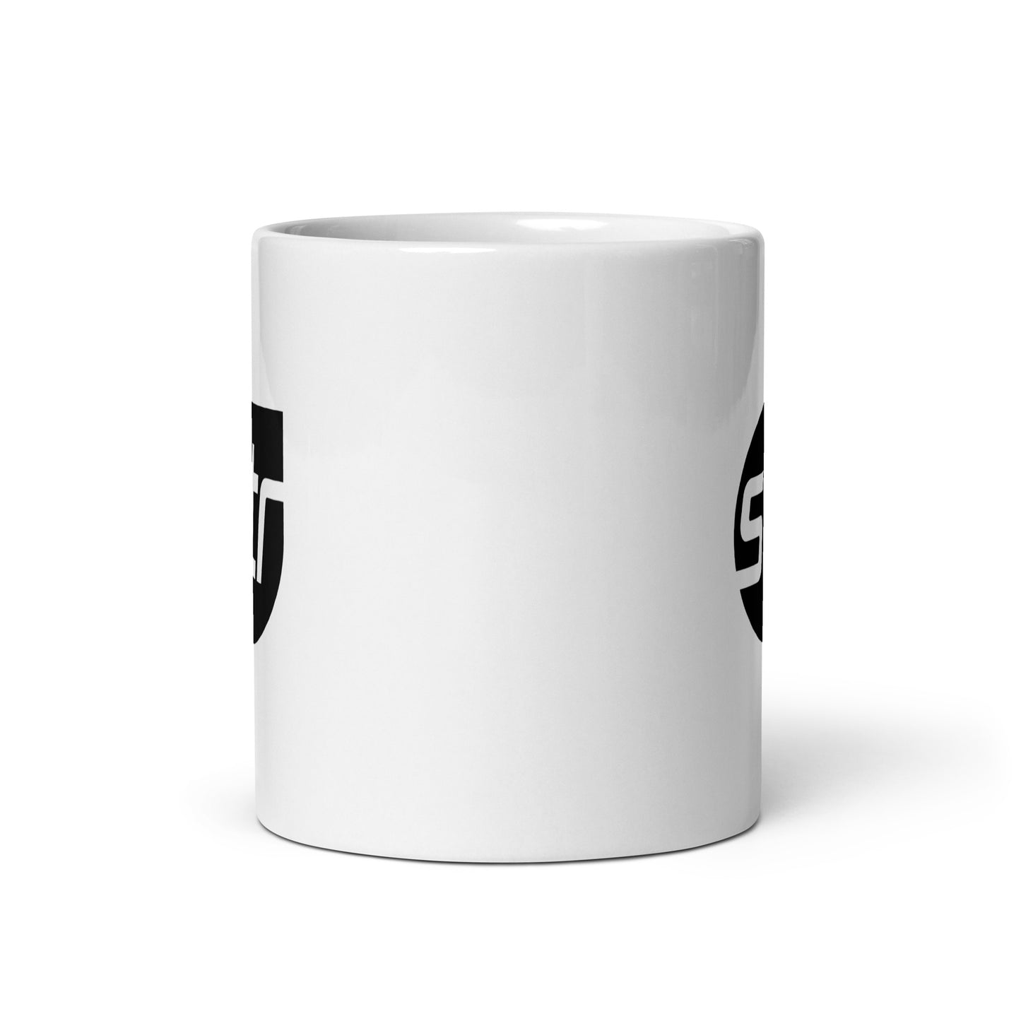 White glossy mug - STR