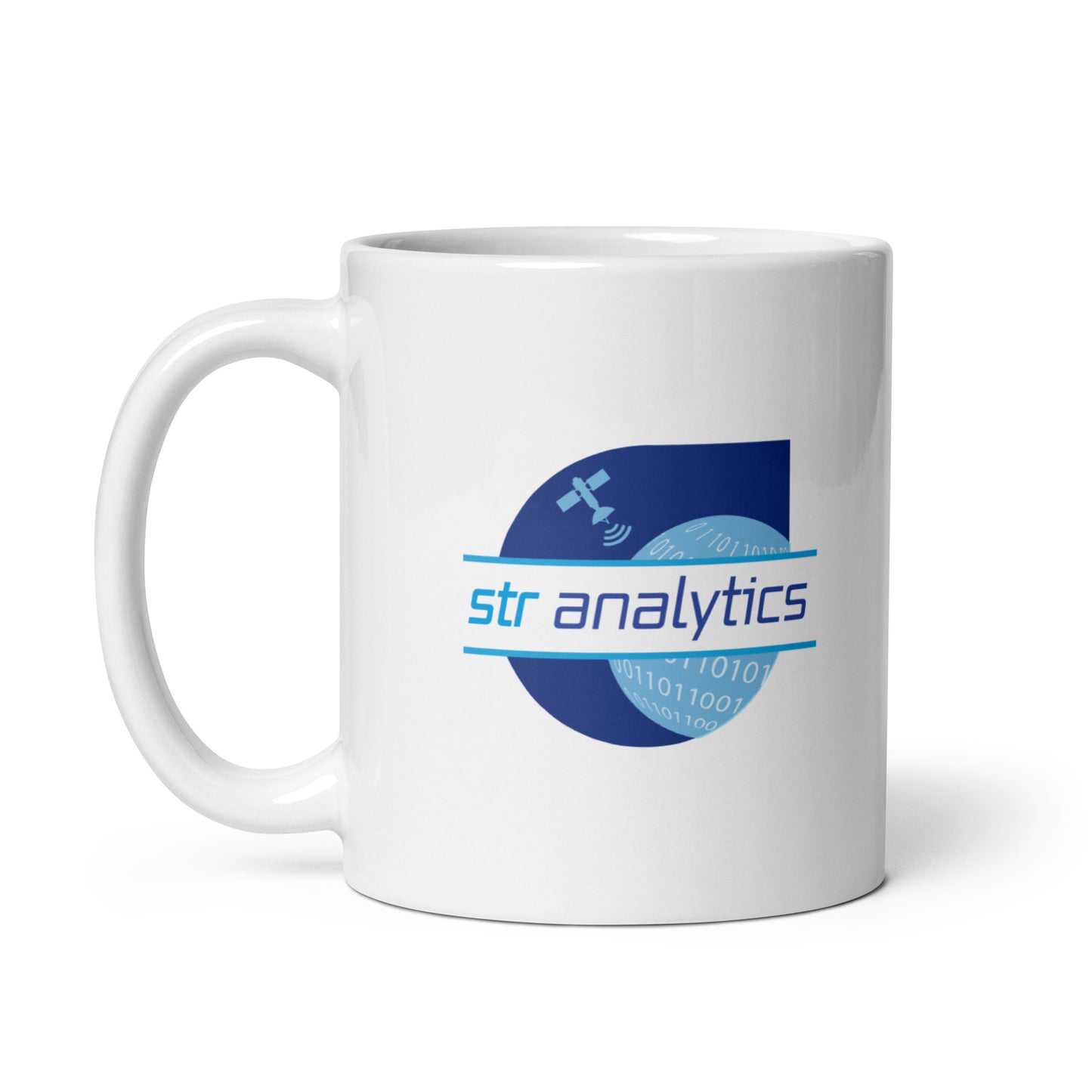 White glossy mug - Analytics