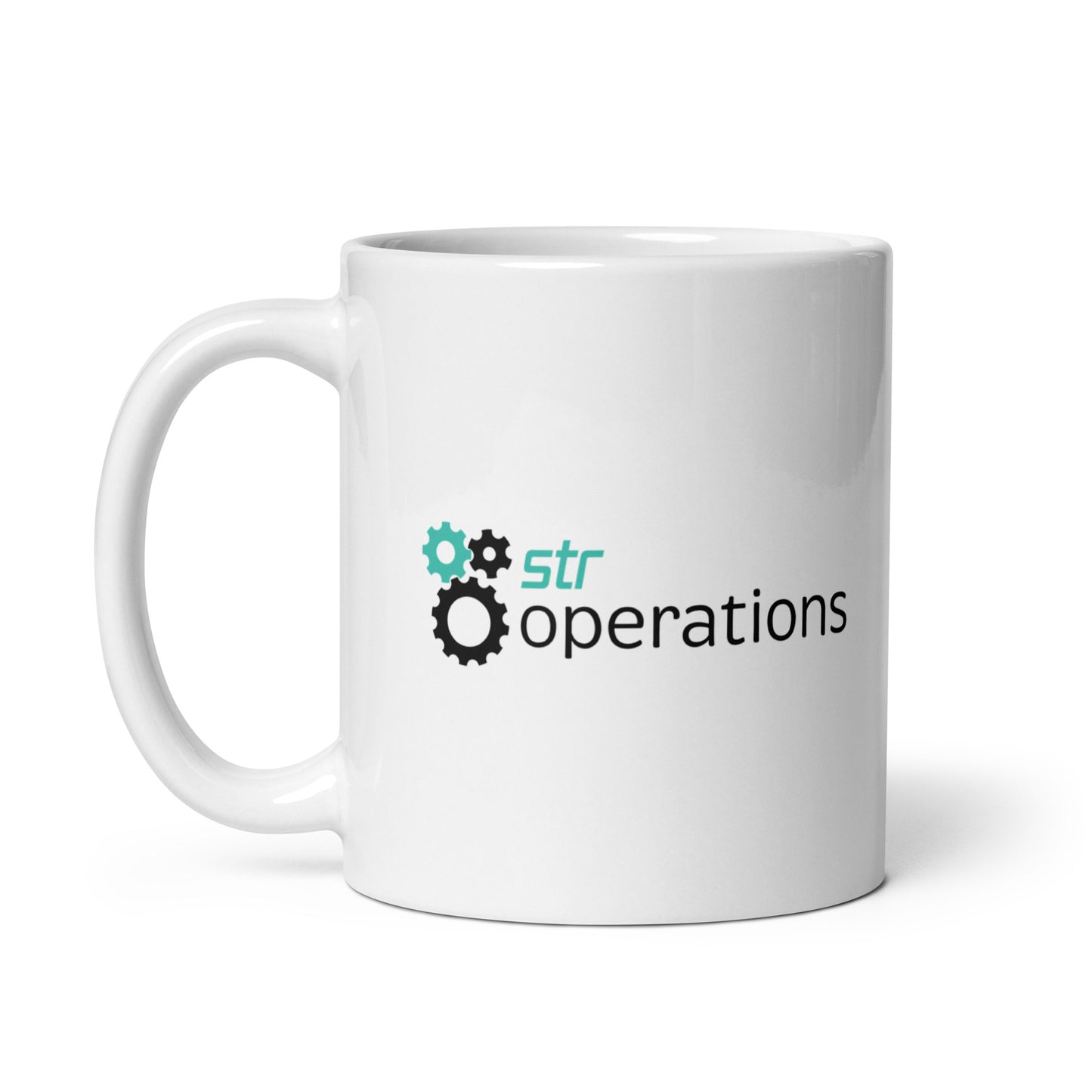 White glossy mug -  Business Operations 2