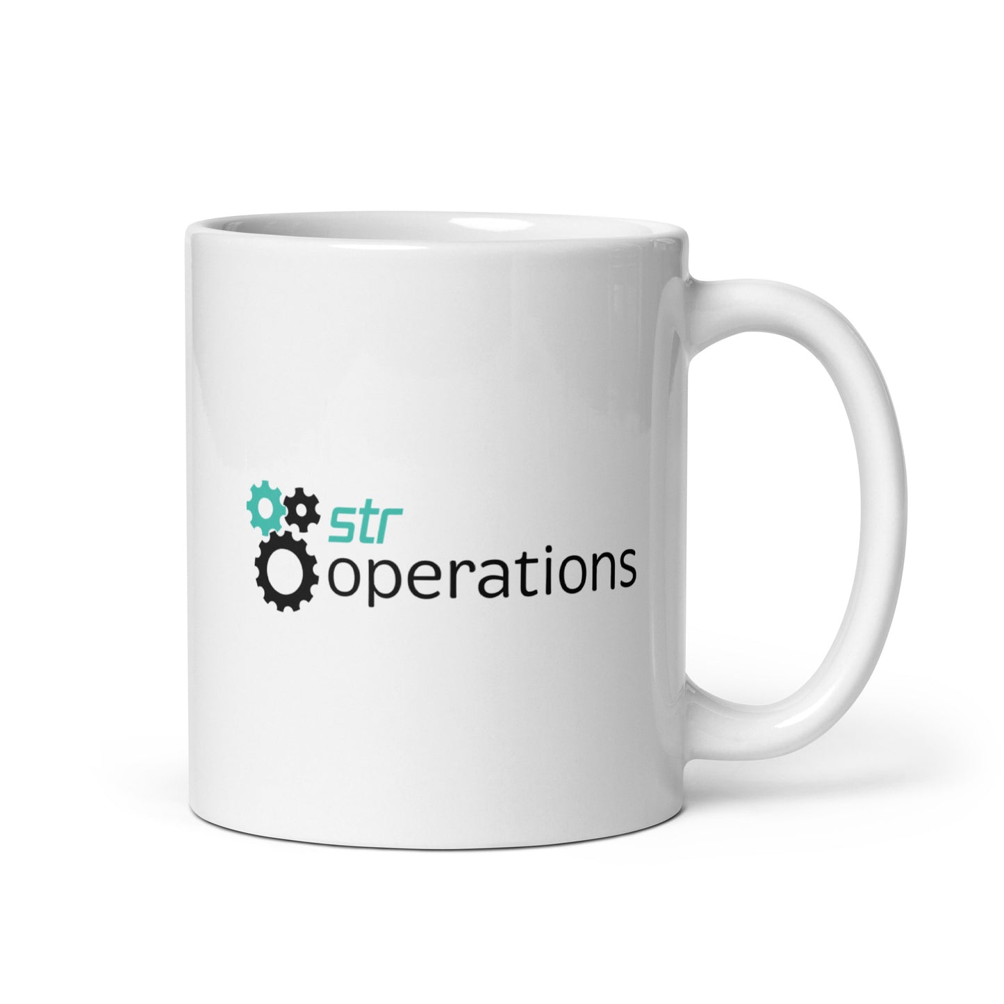 White glossy mug -  Business Operations 2